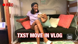 TXST MOVE-IN DAY + VLOG!!!
