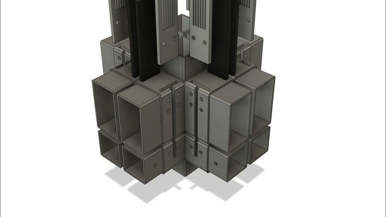 Novel Steel Modular Building Connection with Fuses by 3DMBC group - YouTube