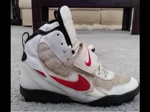 1992 Nike Air Shark Turf Cleat - YouTube