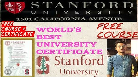 IOT Free course with certificate||Free course with certificates|| Standford university  free course