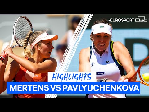 Mertens Knocked Out By Unseeded Anastasia Pavlyuchenkova! | Eurosport Tennis