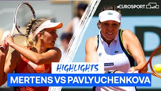 Mertens Knocked Out By Unseeded Anastasia Pavlyuchenkova! | Eurosport Tennis