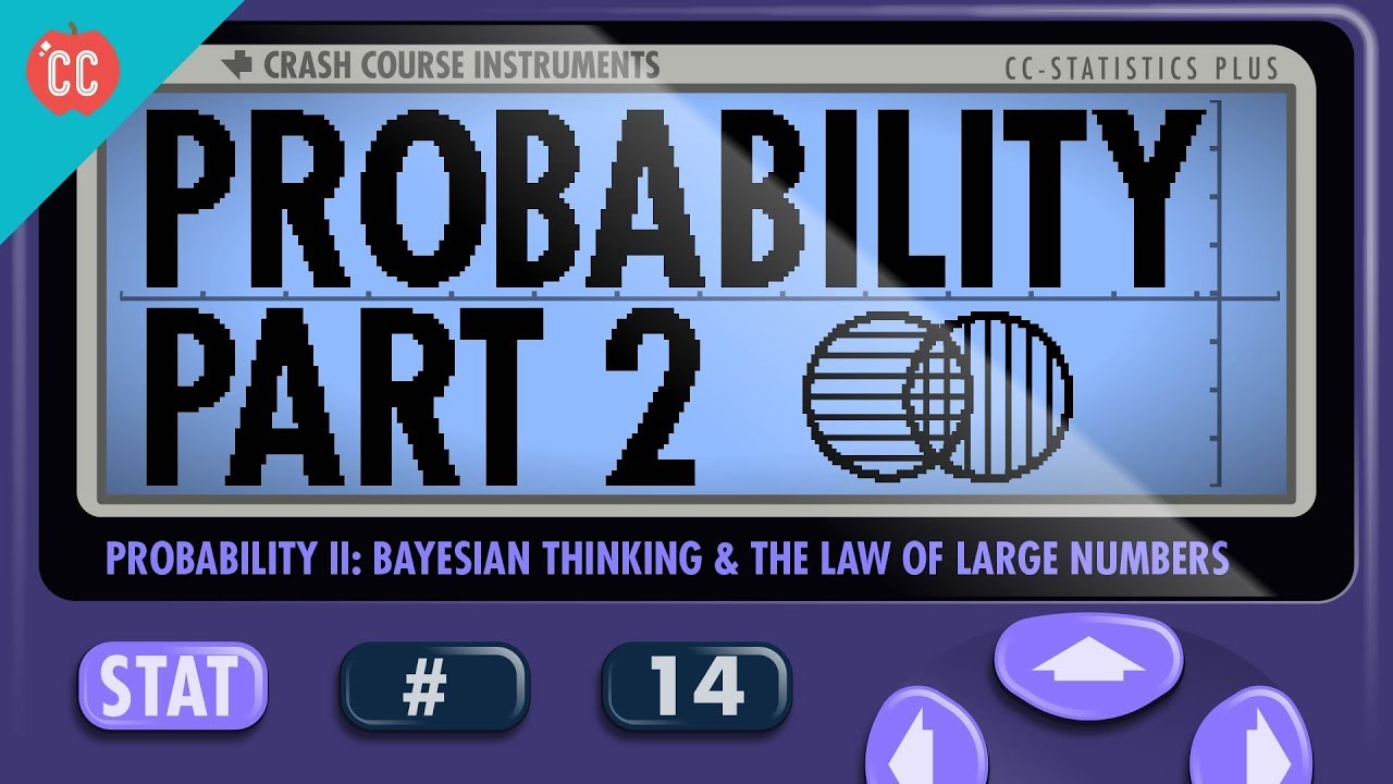 ⁣Probability Part 2: Updating Your Beliefs with Bayes: Crash Course Statistics #14