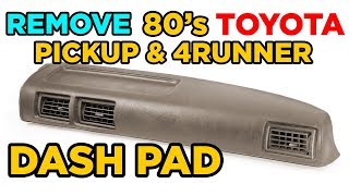 Today i’m going to show how remove the vinyl padded dash cover found
on 1980’s toyota pickups (second generation) and 4runners (first
generation). here ar...