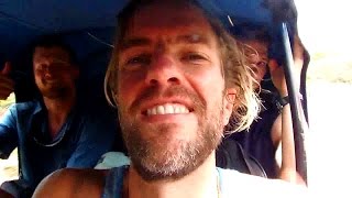 Rickshaw ride through San Pedro, Guatemala on Lake Atitlan