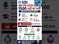 SBI PO Vacancy 2026 | 1500 Posts | Age 21-30 Years | Full Details