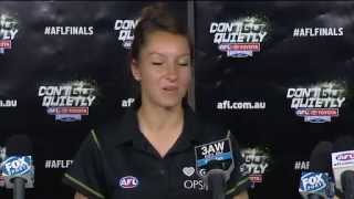 Eleni Glouftsis | AFL Umpire | Fox Sports News | Sep 23 2014