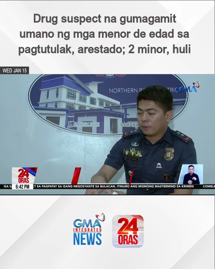 Drug suspect na gumagamit umano ng mga menor de edad sa pagtutulak, arestado | 24 Oras