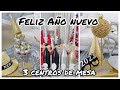 3 CENTROS DE MESA PARA FIESTA DE AÑO NUEVO 2023// FACILES Y ECONOMICOS DE HACER