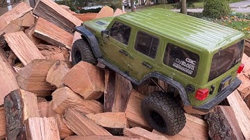 Axial SCX6 Spektrum Servo Upgrade Wood Pile Test Pilot Ryan