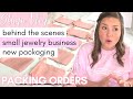 How I Run My Small Etsy Jewelry Business ~ Packaging Orders ~ Studio Vlog