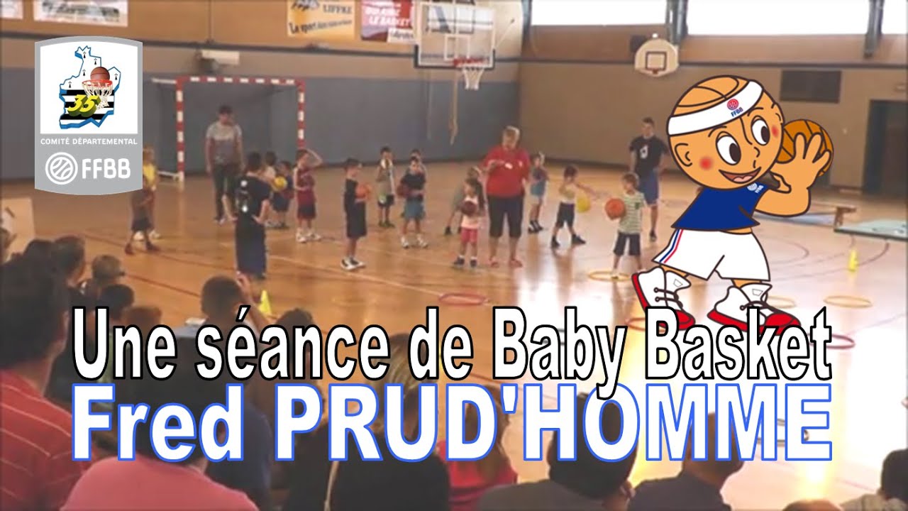 Une séance de baby basket [Frédérique PRUD'HOMME] ETD35 - YouTube