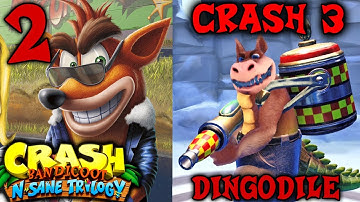Crash Bandicoot N. Sane Trilogy - Crash Bandicoot Warped - Part 2 - Level 6-10 & Dingodile