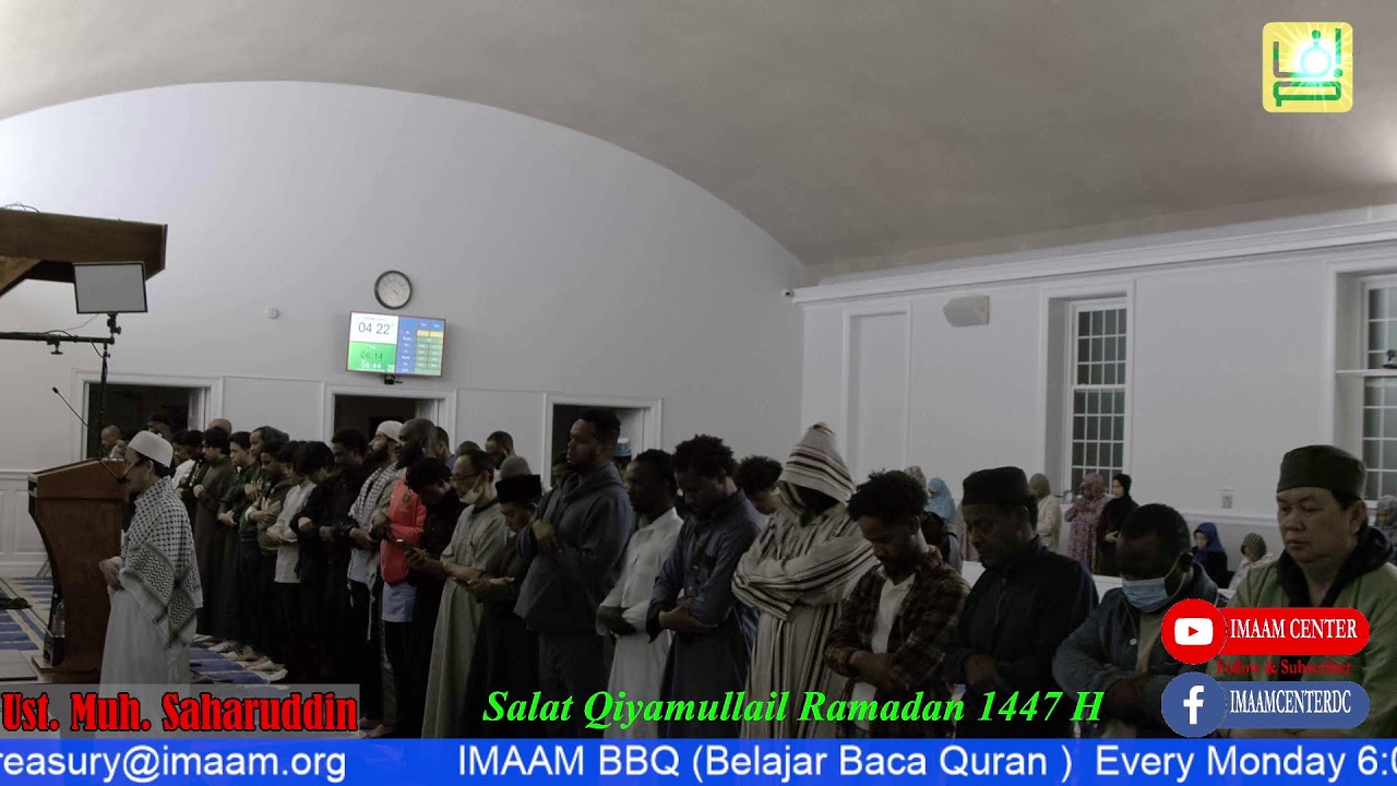 JUZ 21 Salat Qiyamullail  Malam 21 Bersama Ustad Muhammad Saharuddin @IMAAM Center March 10  2026