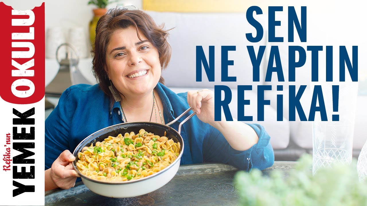 Tavuklu, Mantarlı ve Peynirli Makarna Tarifi | Evde Ziyafet Çekin!