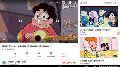 MY REACTION TO STEVEN UNIVERSE EXTENDED INTRO BRAZILIAN PORTOGUSE!!!
