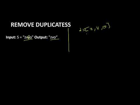 8.Remove Duplicates | String | Python | GEEKS FOR GEEKS | Must Do Coding Questions