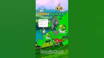 Has Your Country Ever Created a Famous Game? #shorts #mapping #geography