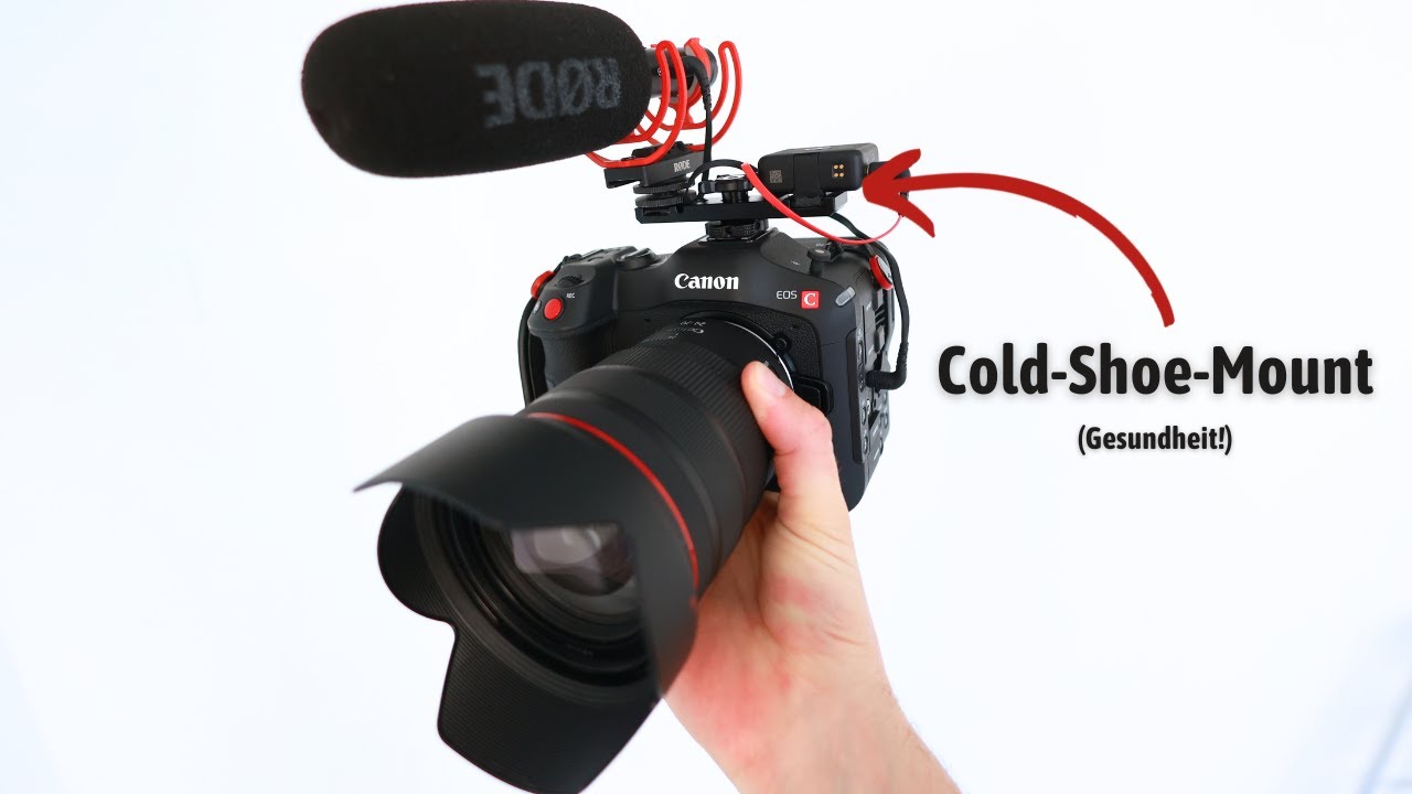 Canon C70 MustHave Cold Shoe DualMount for the BEST audio. YouTube