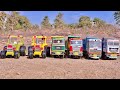 TATA Dump Truck stuck in mud | John Deere Tractor, Ashok Leyland | HMT 5911 Tractor 🚜