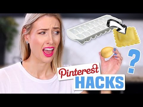 I Tried VIRAL PINTEREST FOOD HACKS... What ACTUALLY Worked?!