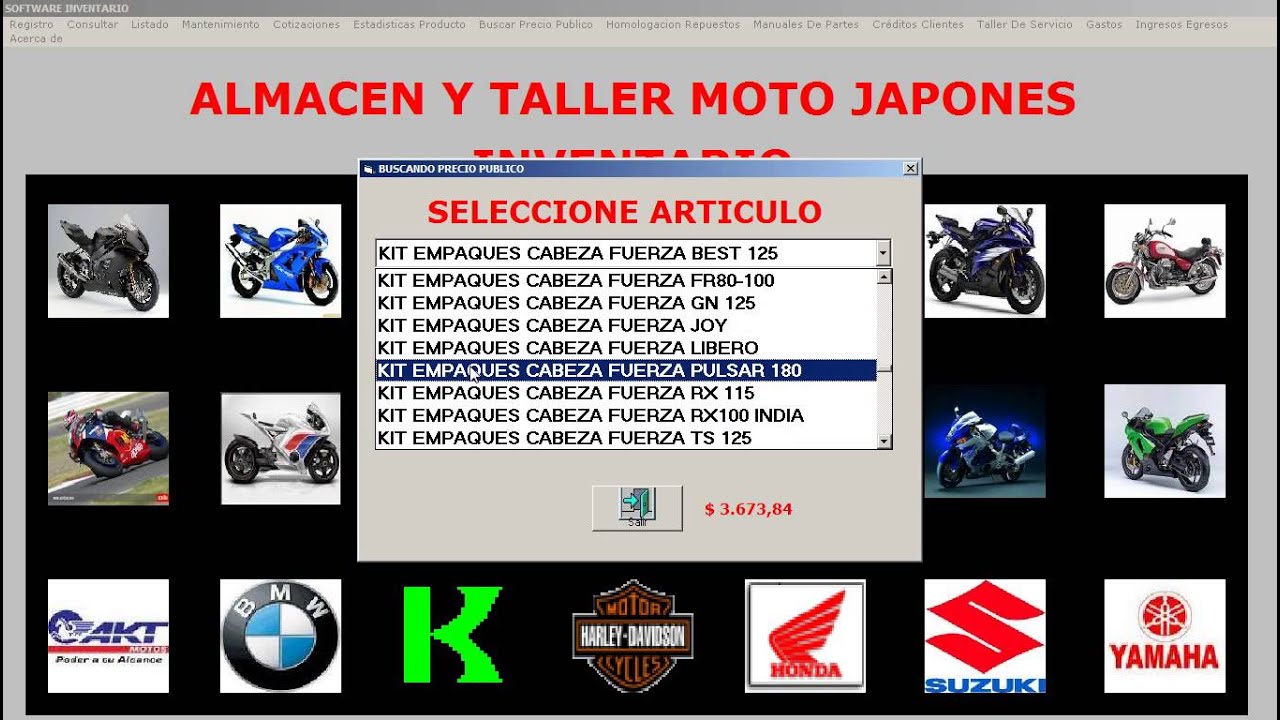 INVENTARIO ALMACENES REPUESTOS MOTOCICLETAS RECOREMO - YouTube