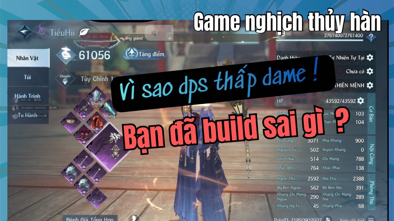 Những lỗi thường gặp khi build PVE trong game nghịch thủy hàn!!! Thiếu tài nguyên trầm trọng...