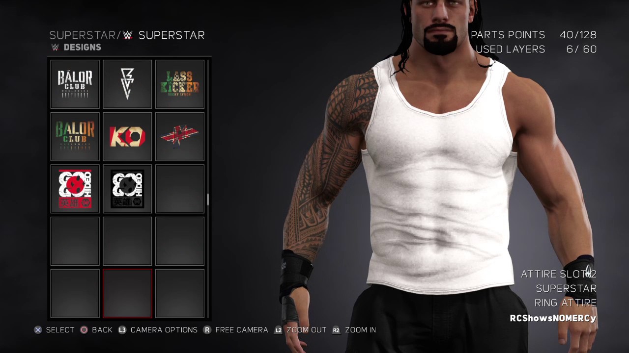 roman reigns in white shirt