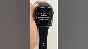 How to reset Apple Watch 👀 #shorts #viral #trending #apple