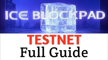 Ice Blockpad Testnet Airdrop Tutorial || Ice Open Network Project || Now Working Well