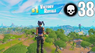 38 Elimination Solo vs Squads Win Full Gameplay Fortnite Chapter 3 Season  3 (PS4 Controller)