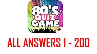 80's Quiz Game All Level Answers 1 - 200( Goxal Studios ) screenshot 2