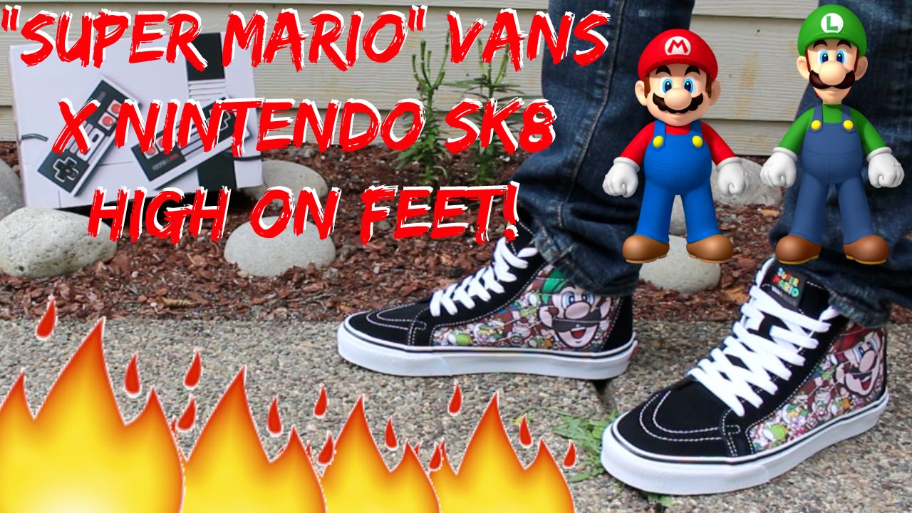 mario vans high tops