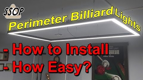 How-To Install Perimeter Arena Billiard Light DIY and Review ICATS