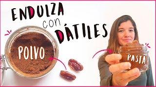 Cómo hacer azúcar de DÁTIL & pasta de DÁTIL | EL MEJOR ENDULZANTE ‍