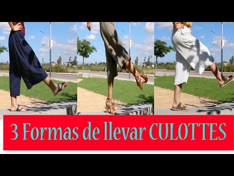 Video: 3 formas de usar culottes