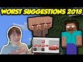 The WORST Minecraft Ideas Of 2018
