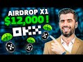 Crypto airdrop x1 testnet from okx  up to 12000 without investment