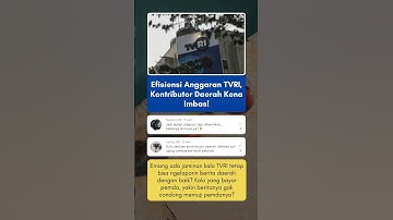 Efisiensi Anggaran TVRI, Kontributor Daerah Kena Imbas! #shorts #vidioshorts