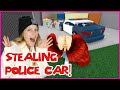 STEALING A POLICE CAR!!!