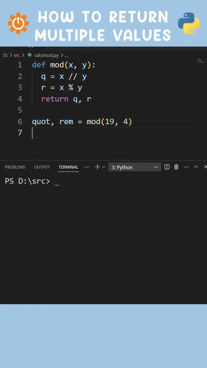 Trick of the Day | Return Multiple Values from any Function in Python ...
