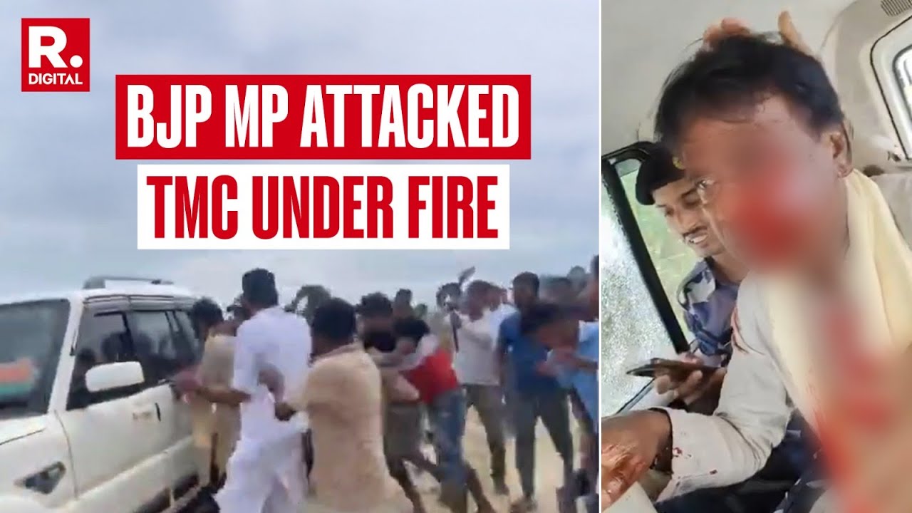 BJP MP Brutally Attacked While On His Visit To Flood-Hit Areas | BJP Blames TMC Goons