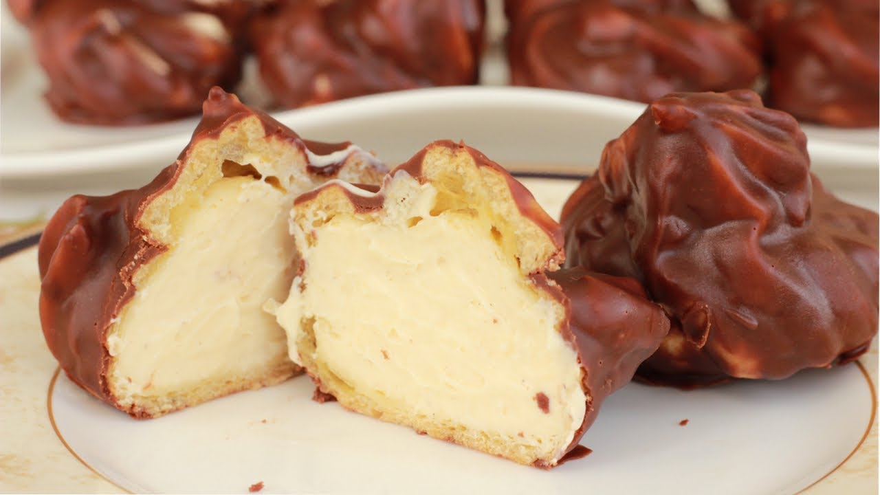 PRINCES KROFNE - PROFITEROLE - detaljan recept za princes krofne i eklere