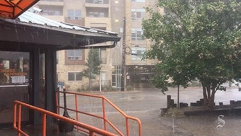 Flash flood warning in Austin