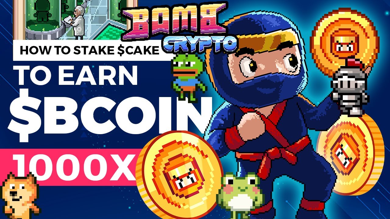 How to earn Bomb Crypto Bcoin by staking cake token on pancakeswap BOMB  CRYPTO NFT PIXEL DEFI GAMEFI
