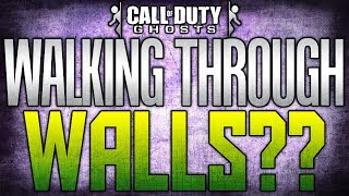 Cod Ghosts : Walk Through Walls Glitch!