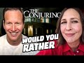 The Conjuring 3 Cast Plays WOULD YOU RATHER | Vera Farmiga, Patrick Wilson