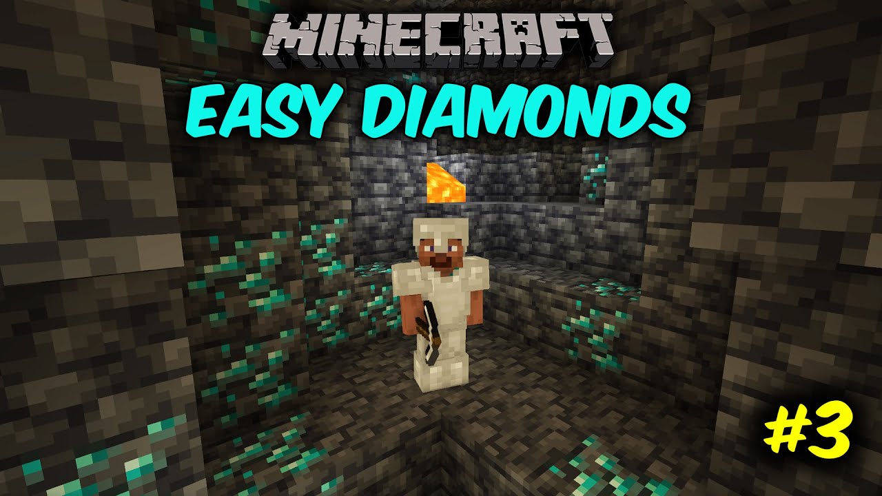 Mining For Diamonds In Minecraft / Episode 03 Hindi - YouTube