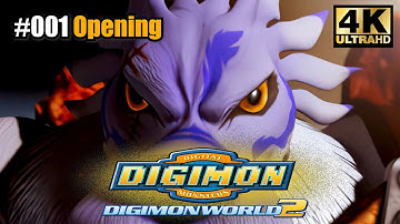 Digimon World 2 #001 Opening Playstation  1 (Upscale 4K) Remastered Playthrough No Commentary