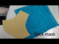 Face mask cutting and stitching/ easy and simple face mask /Subu's easy ideas🌟